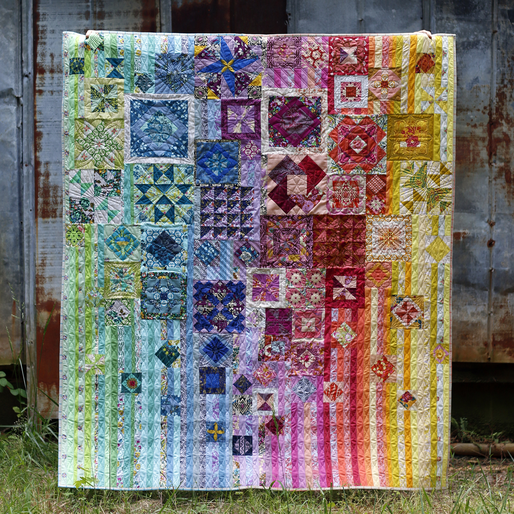 Freespirit Gypsy Wife, a finished quilt — Stitched in Color